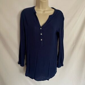 Old Navy Blue Long Sleeve Top - Size M - Pre-Loved!